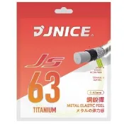 【JNICE 久奈司】擊球音 JS-63TI 羽球拍線(白/螢光黃/粉紅)