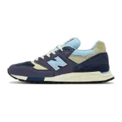 (店+)【NEW BALANCE】U998CB New Balance NB 998 Made in USA「Navy Chrome Blue」舒適百搭 耐磨 低幫 生活休閒鞋 男女同款 海軍藍 nb女鞋 女鞋 運動鞋女