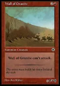[ALG卡牌專門] Portal 入門版 Wall of Granite 花崗石牆 英文
