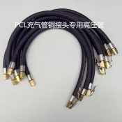 💥臺灣爆款💥PCL數顯表專用高壓充氣管 胎壓表軟管 線層加厚管 打氣表夾頭氣嘴