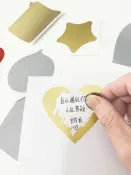 協貿國際日用品生活9館 刮刮樂貼紙涂層手工diy留言貼情侶表白卡片賀卡創意生日禮物