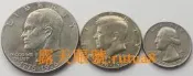 【滿300出貨】美國1976年 建國200週年紀念幣25-50分-1美元紀念硬幣3枚套幣壹套