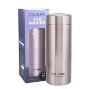 CLARE 316陶瓷全鋼保溫杯-500ml-玫瑰金(保溫瓶)
