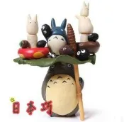 【日本巧鋪】現貨！宮崎駿 龍貓疊疊樂公仔一組16入 平衡遊戲 豆豆龍 TOTORO 食玩具手辦