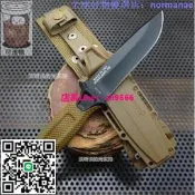 爆款限時下殺貝爺戶外刀 獵刀 高硬度直刀 叢林探險戰術荒野求生潛水綁腿軍
