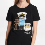  KARL LAGERFELD 短袖T恤  女裝 老佛爺 T恤 短袖 短T-Shirt 圓領 卡爾 老佛爺船長(現貨)
