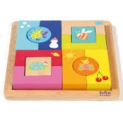 法國Boikido木製玩具-季節拼圖12片