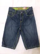 【低價出清】二手(男童)中國製Levi's藍色雙車線及膝牛仔褲-140cm