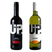 (店+)【HEADS UP】無酒精紅酒／白酒(6瓶組_750ml/瓶) 零酒精的養生葡萄飲