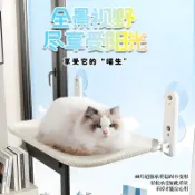 吸盤貓吊床 折疊貓吊床 貓吊床掛式 貓吊床 貓吊床窗戶 貓咪吊床 貓咪窗戶吊床 貓吊床吸盤 貓跳台 貓窗戶吊床
