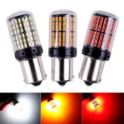 1156 1157 7440 T20 LED燈泡12/24V 方向燈 倒車燈 剎車燈 白/黃/紅 144 SMD 防快閃