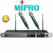 E 平台 MIPRO ACT-727B 無線麥克風 窄頻1U雙頻道純自動選訊無線麥克風接收機 配2支手握麥克風ACT-72H