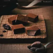 食刻。超濃香純黑巧克力-日式生巧入口即化松露苦甜抹茶白巧克力杏仁牛奶原豆手作烘焙甜點心下午茶點零食小糖果榛果金莎代可可脂