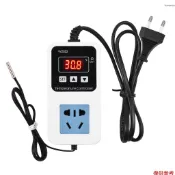 Winn 110-220V 10A 1500W 電子溫度控制器插座壁掛式智能數顯溫控開關帶防水