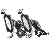 (店+)【TAKEWAY】黑隼Z機車手機架 HAWK2 HAWK1 PH05 AnvPRO AnvR 雙磁浮 逆磁浮 減震 運動夾 機車架