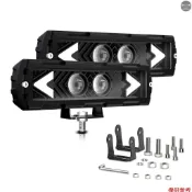 JEEP 6 英寸 LED 燈條,120W 12000LM 越野霧/駕駛燈,用於卡車 UTV ATV 吉普車的防水 DR
