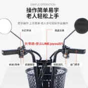 快樂購一店 鳳凰丨Q1電動三輪車家用小型接送孩子老年人女士親子折疊電瓶車