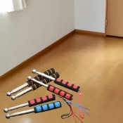 (店+)【生活職人】空鼓錘 (空鼓鎚 驗屋棒 空鼓棒驗屋 專業級 驗屋棒 伸縮響鼓錘 敲墻棒 驗收 導遊旗幟 敲打槌 驗屋棒牆 國旗桿)