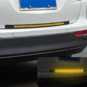 (店+)汽車反光防撞條 鑽石級警示貼 後車箱保險桿保護條 車門防刮條 超亮反光警示貼 汽車車門邊緣防撞條 碳纖紋後保險桿防刮條