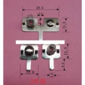 《524》3號電池彈片 3件組 AA電池彈簧片 彈片 電池正負極彈磺片 電池焊片 開口長腳