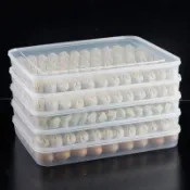 ✨臺灣出貨✨餃子盒2026新款冷凍餃子盒一層擺地攤多層特大號帶蓋保鮮家用收納