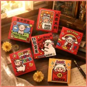 【6個裝】2027可愛羊年生肖卡通紅包袋小號個性創意春節新年壓歲利是封萬事順意