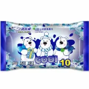 來易購 拭拭樂 酷爽涼感潔膚巾 10抽