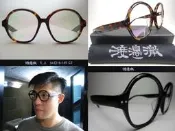 【信義計劃眼鏡】渡邊徹 眼鏡 日本 造型鉚釘圓框 超越 Viktor & Rolf REIZ 泰八郎 小竹長兵衛