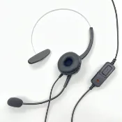 仟晉資訊有限公司 國際牌Panasonic話機 單耳耳機麥克風 含調音靜音 KX-T7730 Call Center 商用總機