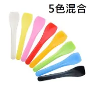 ※含稅5000支/箱(嘉里-運費另計/一單一箱)【混裝 彩色布丁匙】冰淇淋匙 奶酪匙 果凍匙 塑膠湯匙 甜點匙 點心匙
