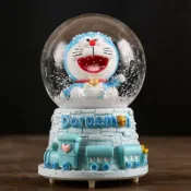 哆啦a夢藍胖子水晶球音樂盒叮噹貓八音盒男女生同學畢業生日禮物