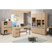 (店+)【新荷傢俱工場】26T 443 北歐原木色收納櫃 書櫃 餐櫃 電器櫃 餐櫃 無印風餐櫃 收納櫃 碗盤櫃