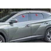 台灣出貨🔥現代 HYUNDAI 22-25年 Tucson L 晴雨窗 鍍鉻飾條 晴雨窗 亮條晴雨窗 4片裝