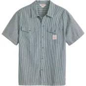 (店+)【LEVIS】003O1-0004 levi’s 寬鬆簡約紐扣工裝牛仔短袖襯衫 男款