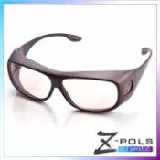 Z-POLS 視鼎  包覆式霧面茶 抗藍光眼鏡.