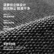鳳梨絲高階感入戶門地墊進門墊防滑腳墊吸水耐髒可裁剪免洗 大門口