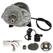 【Lixada】 24V 350W 電動自行車改裝套件鋼 MY1016Z3 齒輪減速電機控制器套裝,適用於 DIY 踏板