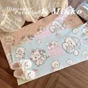 【可開發票】MIKKO聯名原創少女心臥室客廳毯床邊毯可愛ins地毯小恐龍樂園正版