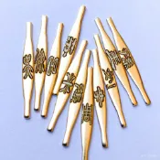 🔥桃園出貨-黃銅刻姓氏鋦釘私人定製紫砂盆水缸陶瓷葫蘆打邊爐文玩修複材料
