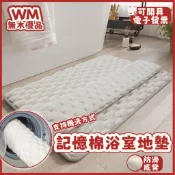 隔日到貨|浴室吸水墊 吸水地墊 衛浴防滑墊 地毯足踏墊 防滑地墊 透氣止滑底背 衛生間地墊 廁所擦腳墊 浴室地墊 記憶棉