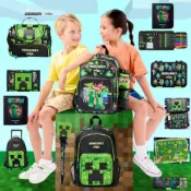 (店+)smiggle 現貨 禮物 正版 ⛏️ 我的世界 Minecraft 麥塊 澳洲 書包 大容量 雙肩背包 休閒包 便當盒