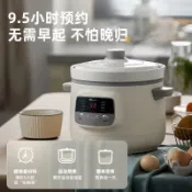 【雲渡小鋪】【熱賣小家电】電燉鍋 電燉盅 煲湯鍋 燉湯鍋 白瓷燉鍋 家用陶瓷電砂鍋 煮粥養生鍋 直燉電燉鍋