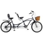 AiBIKE 24吋潮流雙人協力車-6速 不同步(502G)