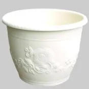 【翠筠】家庭園藝花盆/浮雕歐洲盆尺三 4入