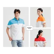 (店+)【Bai Hey Bai 白黑白】MIT台灣製〔抗UV拼色POLO衫〕POLO衫 拼色 雙色 抗UV 吸濕排汗 男款短袖POLO 高爾夫 大尺碼 男女