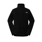 【The North Face】TNF 休閒 運動 舒適保暖抓絨外套 M GLACIER FLEECE JACKET - AP 男 黑(NF0A8FHXJK3)