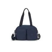 【KIPLING】碧海深藍多口袋實用斜背包-COOL DEFEA 女包