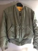 美軍公發，1964-MA-1 D版飛行夾克sz.M