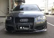 台中翔展空力套件奧迪 AUDI A3 05~ 08 8P S3 前保桿 前大包 含RS網狀水箱罩 霧燈蓋