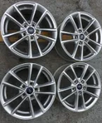 【美麗輪胎館 中古物流區】FORD福特FOCUS原廠圈 16吋 5孔108 7J ET50中心孔63.4 亮銀極新